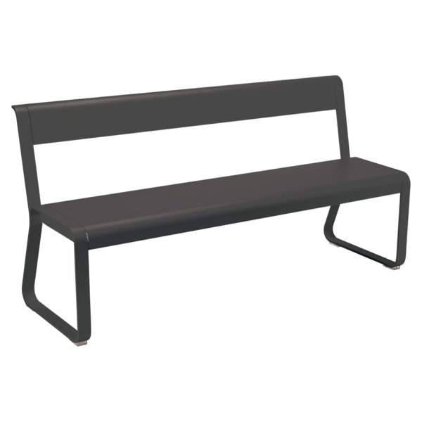 Лавка Bellevie Bench With Backrest Liquorice