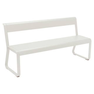 Лавка Bellevie Bench With Backrest Clay Grey