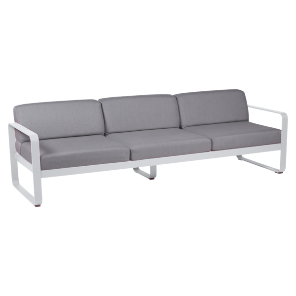 Диван Bellevie 3 Seater Sofa Cotton White