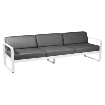 Диван Bellevie 3 Seater Sofa Cotton White