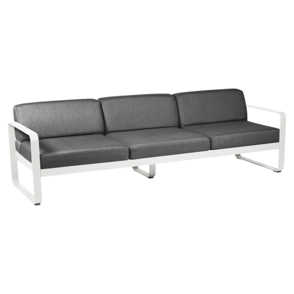 Диван Bellevie 3 Seater Sofa Cotton White