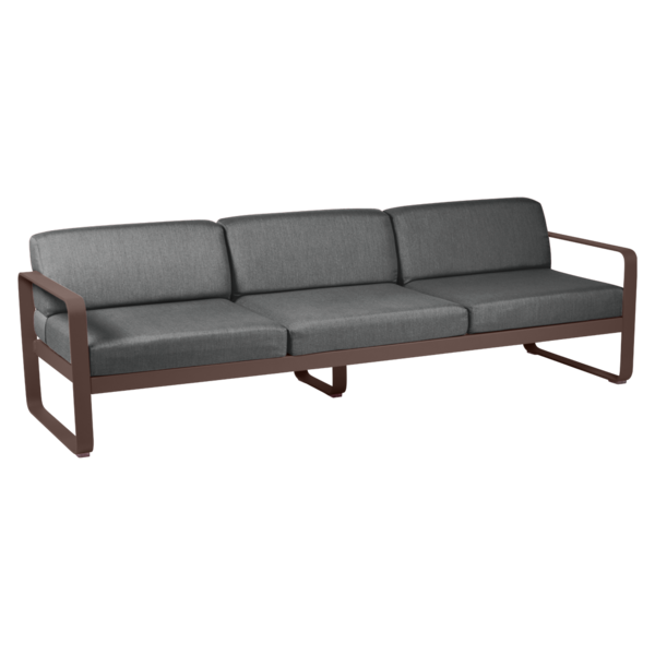 Диван Bellevie 3 Seater Sofa Russet