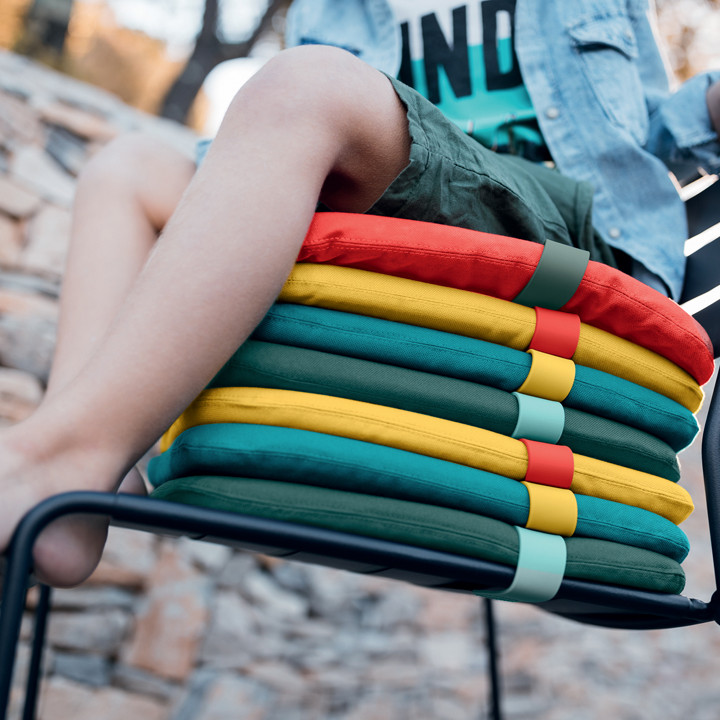 Color Mix Cushion 41x38 Burgundy