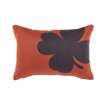 Trefle Cushion 44x30 Red Ochre