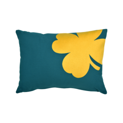 Trefle Cushion 44x30 Duck Blue