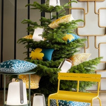 Trefle Cushion 44x30 Red Ochre