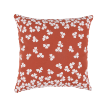 Trefle Cushion 44x44 Red Ochre