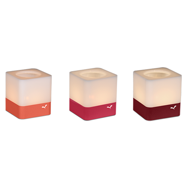 Cuub Set Of 3 Chili / Capucine / Pink Praline