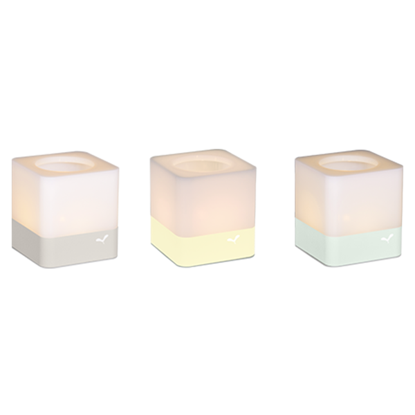 Cuub Set Of 3 Ice Mint / Frosted Lemon / Clay Grey