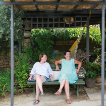 Louisiane Bench 150 Clay Grey