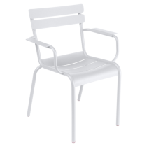Luxembourg Armchair Cotton White