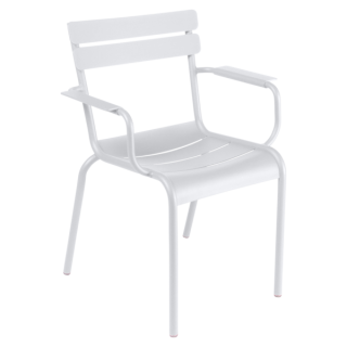 Luxembourg Armchair Cotton White