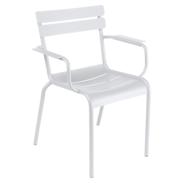 Luxembourg Armchair Cotton White