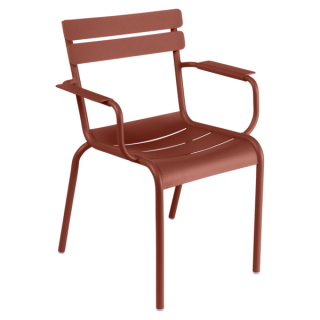 Luxembourg Armchair Red Ochre