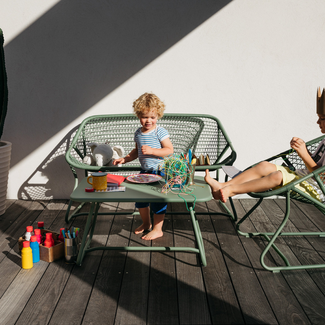 Sixties Bench 118 Cotton White