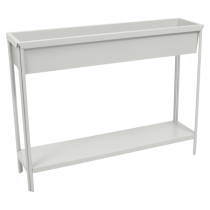 Terrazza Large Planter 120 Steel Grey