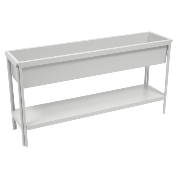 Terrazza Medium Planter 120 Steel Grey