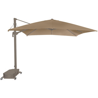 Парасолька Flexo Taupe 3x3 з базою Kit Flexo