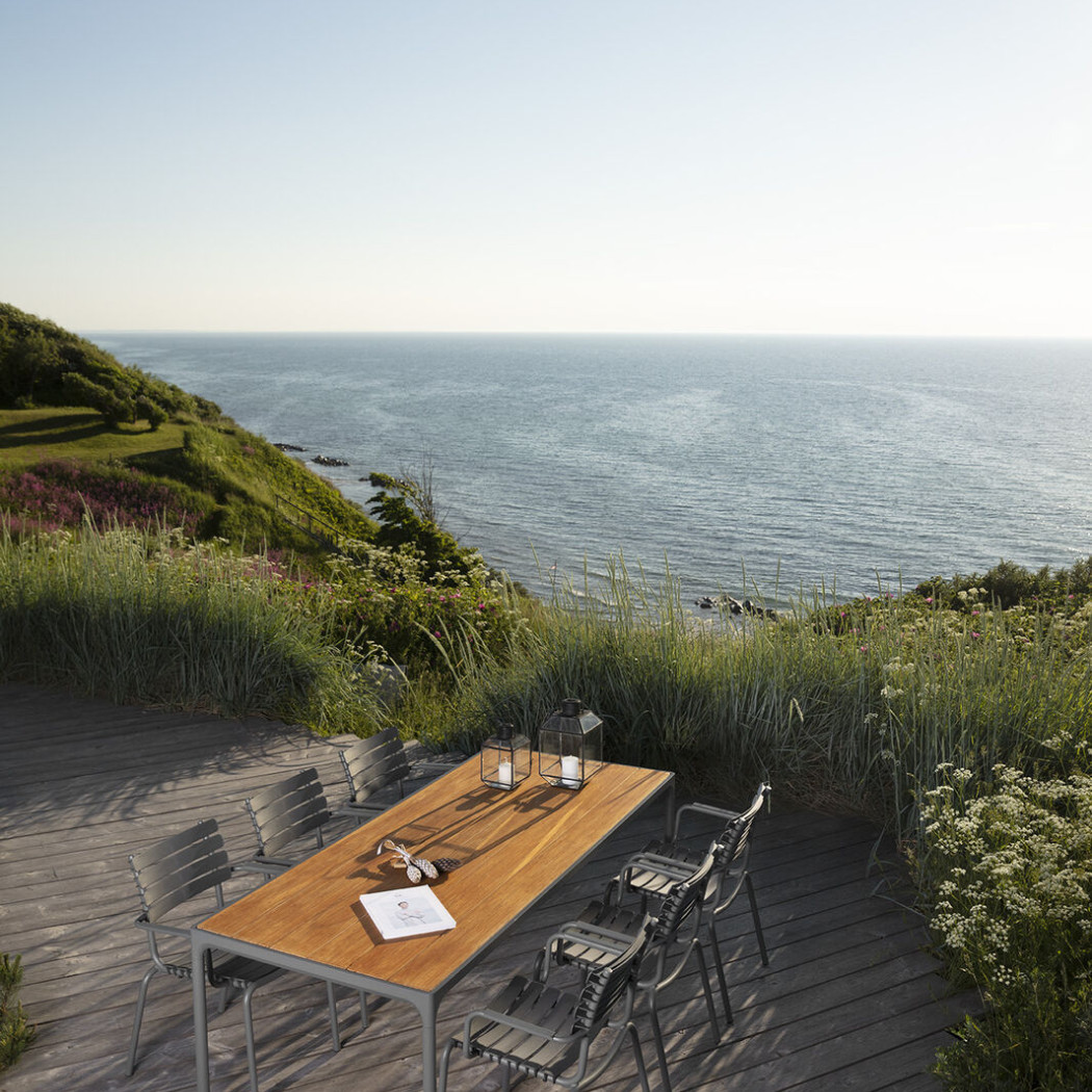 Стіл Four 90x90 Grey Bamboo