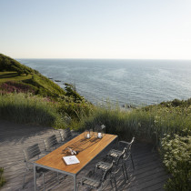 Стіл Four 90x90 Grey Bamboo