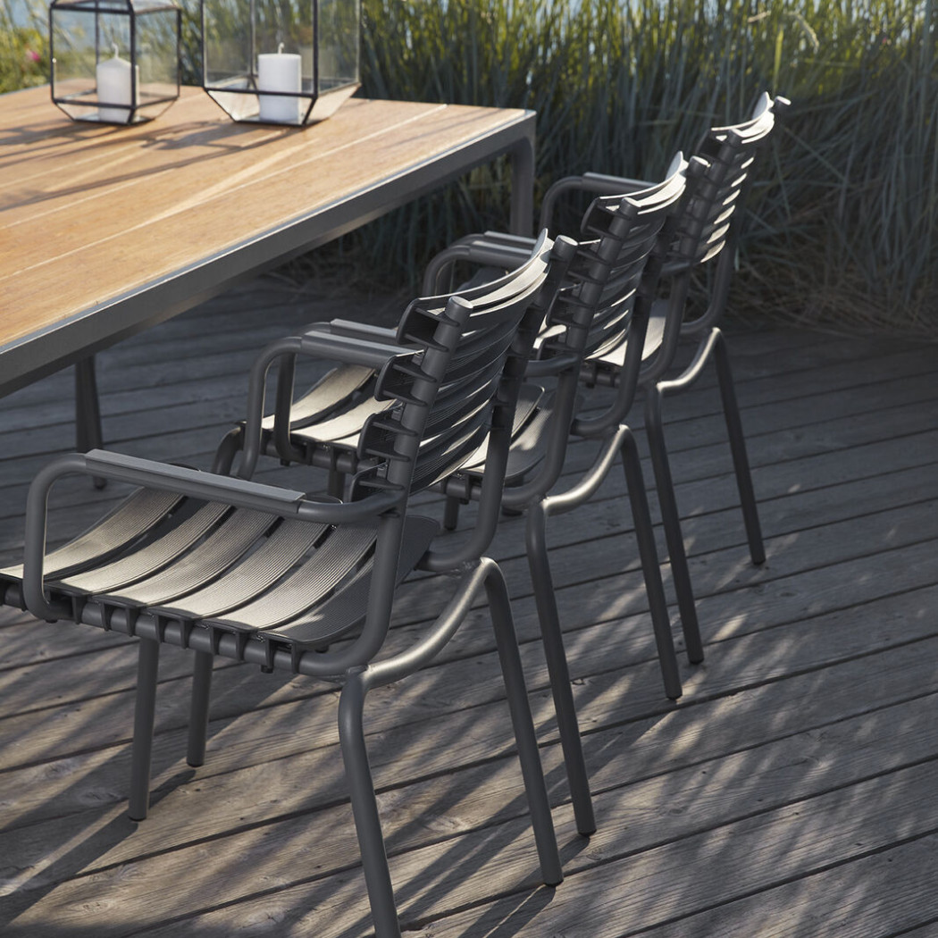 Стіл Four 90x90 Grey Bamboo