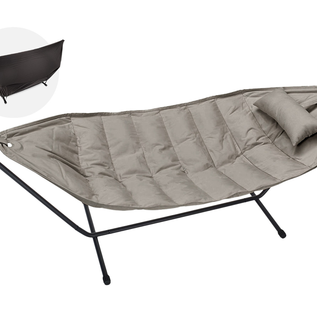 Гамак Headdemock Superb Deluxe + Подушка + Чохол Grey Taupe