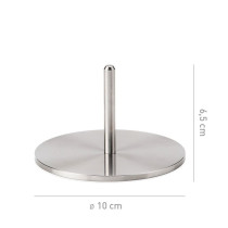 Stainless steel base for blow poker