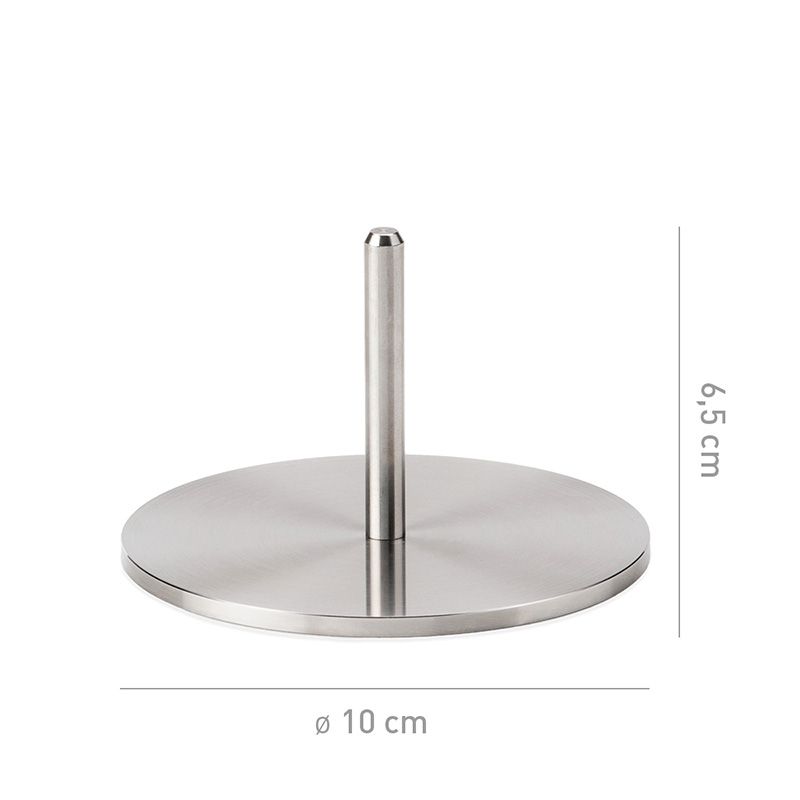 Stainless steel base for blow poker
