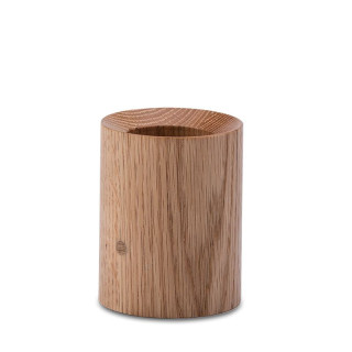 Wooden base for blow poker and fire tongs