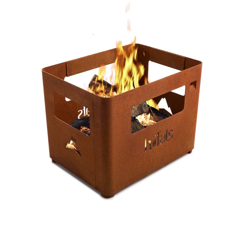Гриль - вогнище Beer Box Fire Basket rusty