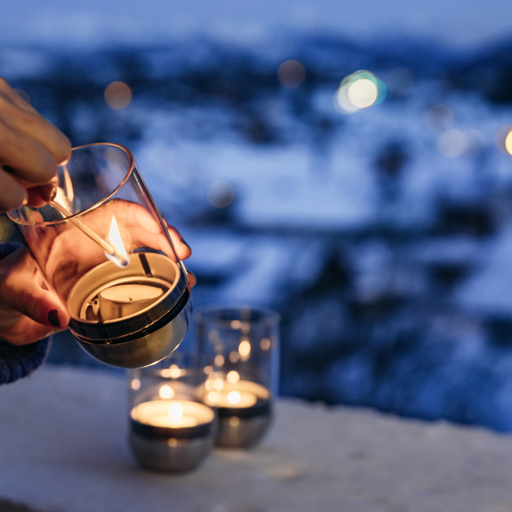 Gravity Candle 90 Silver