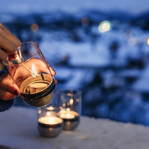 Gravity Candle 90 Silver