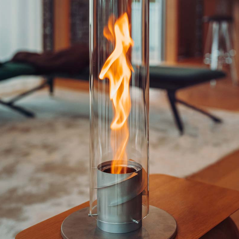 Настільний Камін Spin 900 Grey