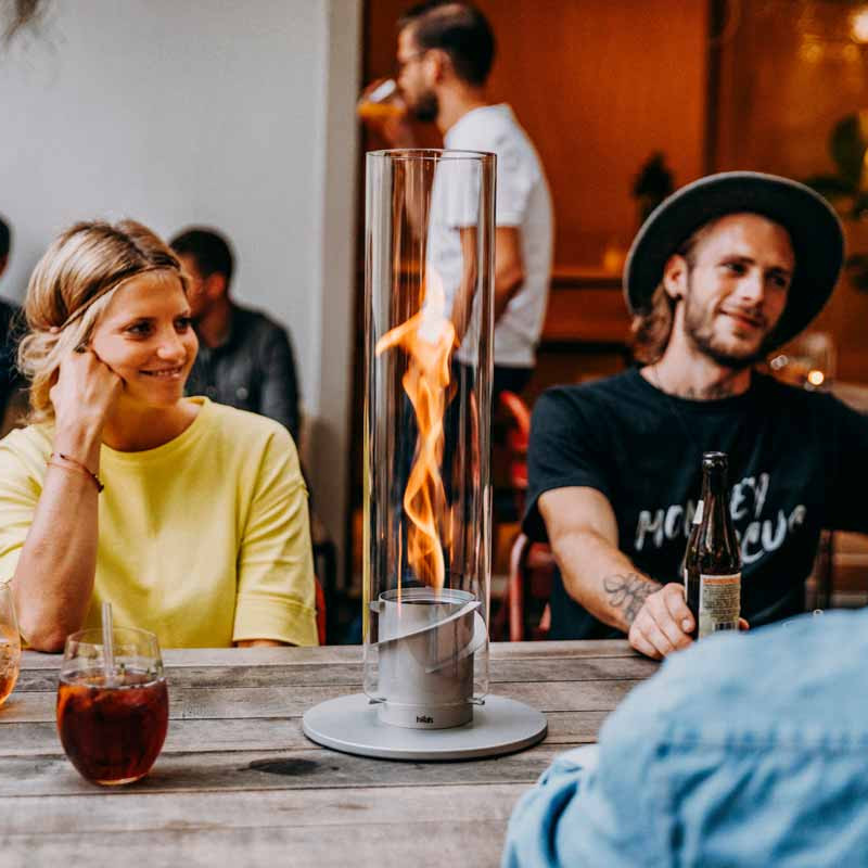 Настільний Камін Spin 900 Grey