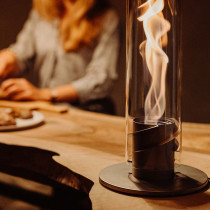 Настільний Камін Spin 900 Grey