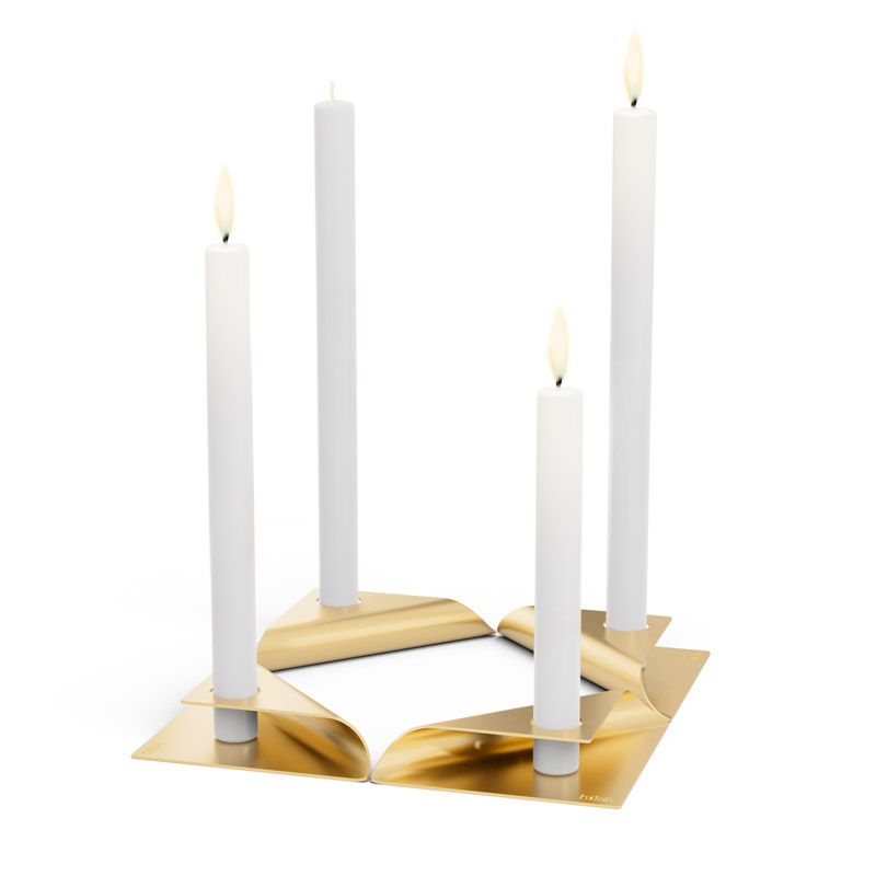 Набір Square Candle Gold