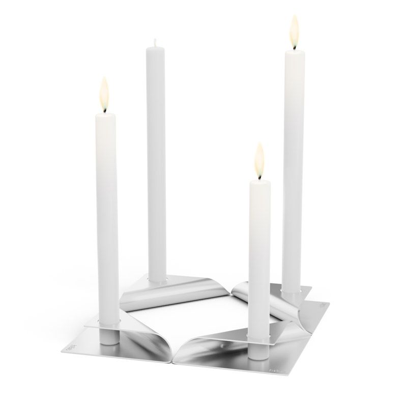 Набір Square Candle Silver