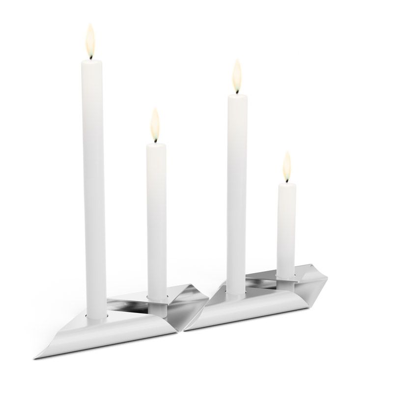 Набір Square Candle Silver