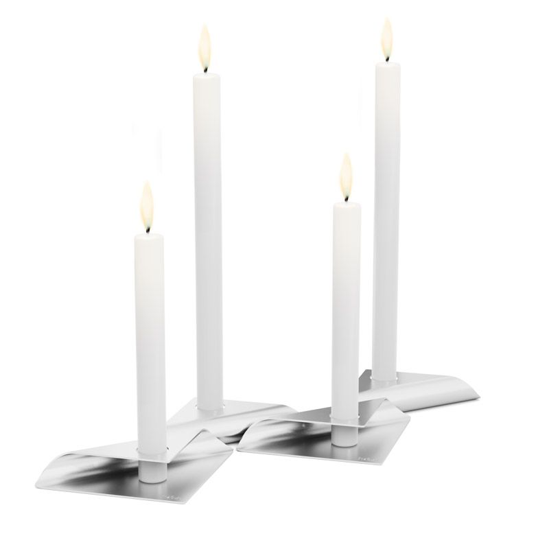 Набір Square Candle Silver