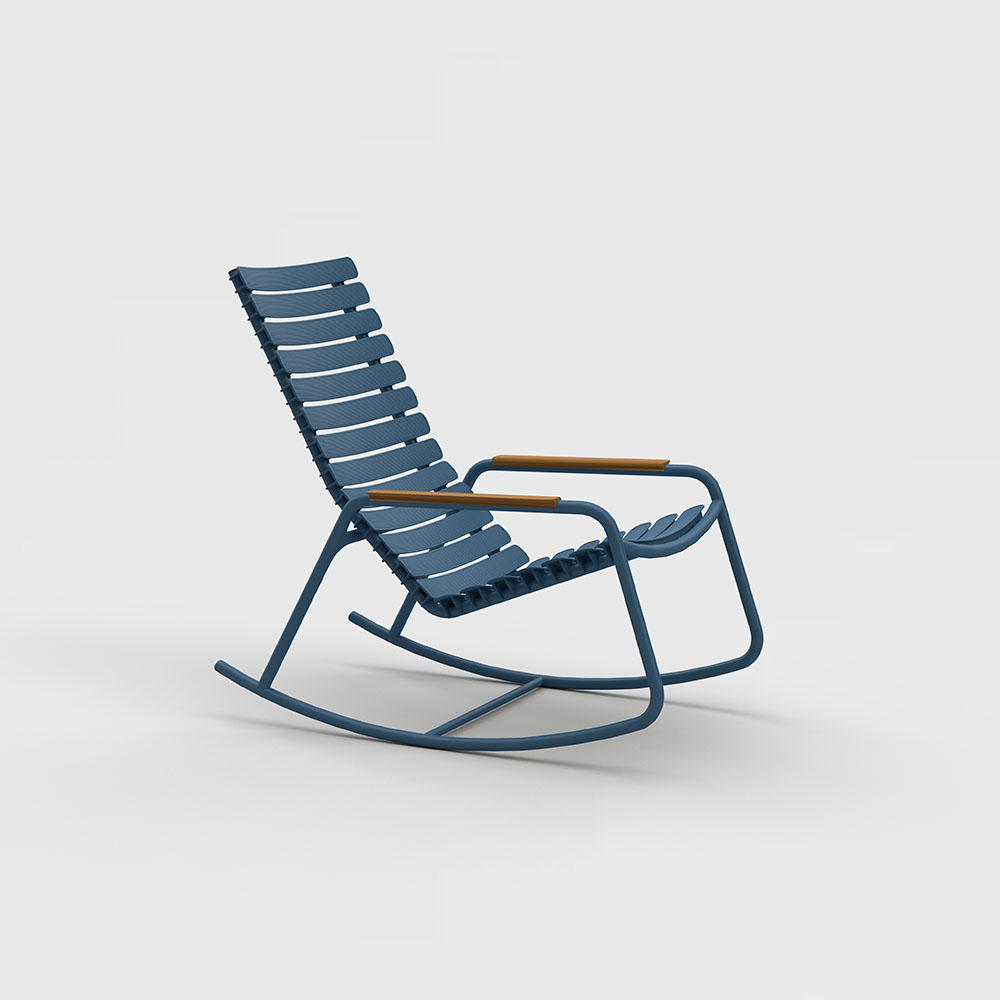 Крісло-гойдалка Reclips Rocking Chair Sky Blue Bamboo