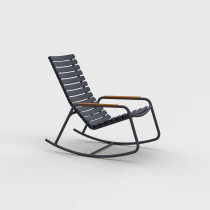 Крісло-гойдалка Reclips Rocking Chair Grey Bamboo