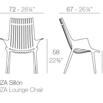 Крісло Ibiza Lounge Chair Black