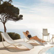 Шезлонг Ibiza Sun Lounger White