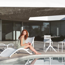 Шезлонг Ibiza Sun Lounger White