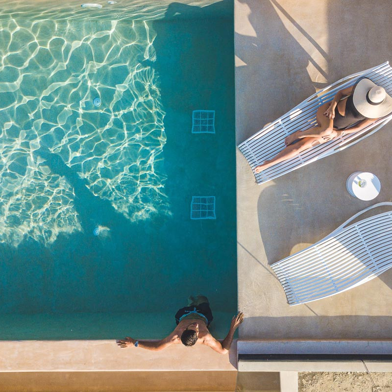 Шезлонг Ibiza Sun Lounger White