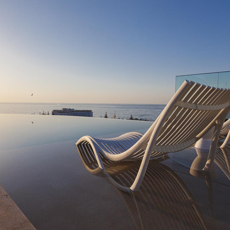 Шезлонг Ibiza Sun Lounger White