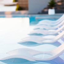 Шезлонг Ibiza Sun Lounger White