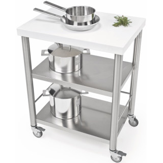 Auxilium Container Acrylic Stone White 700x500x900