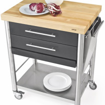 Auxilium Container Acrylic Stone Black 700x500x900 Drawer 2