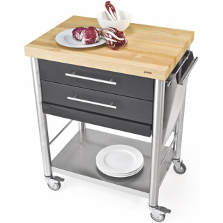 Auxilium Container Acrylic Stone Black 700x500x900 Drawer 2